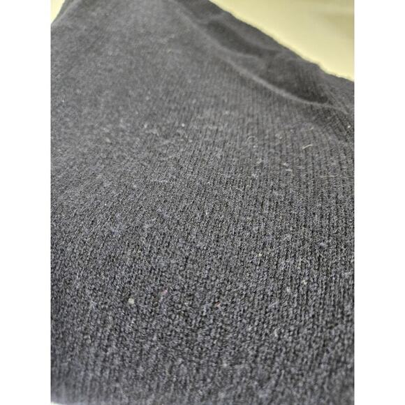 J Crew Pullover Sweater Men's Size XL Navy 100% Lambs Wool 1/4 Zip Long Sleeve - Picture 6 of 6